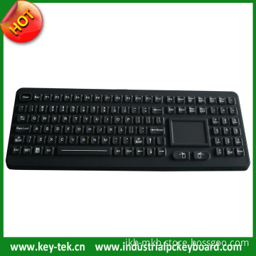 Silicone Rubber Waterproof Medical Keyboard with Touchpad